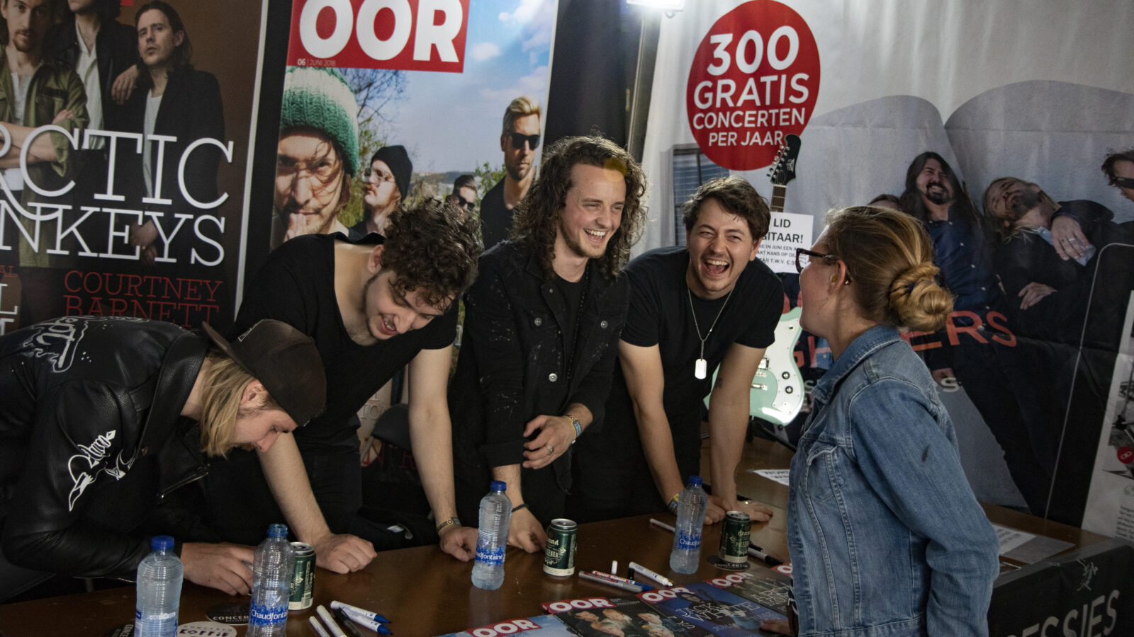 Signing sessions at the Record Store